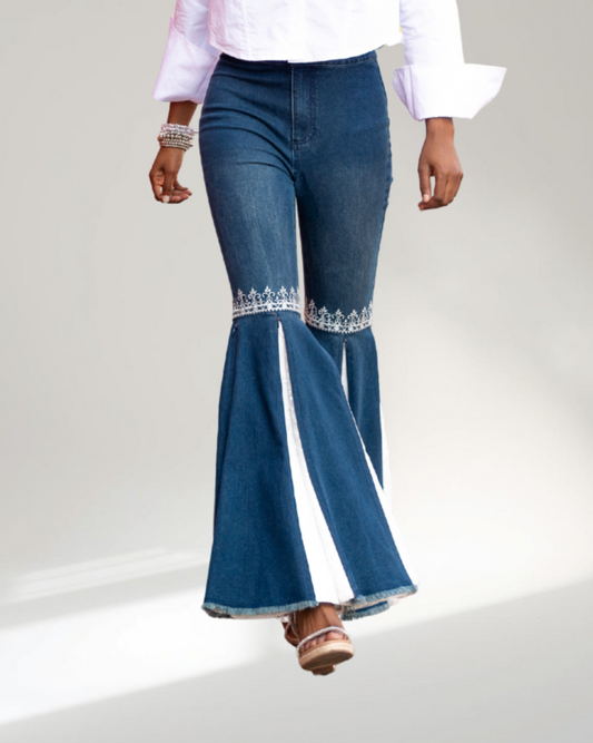 gharara jeans walking shot