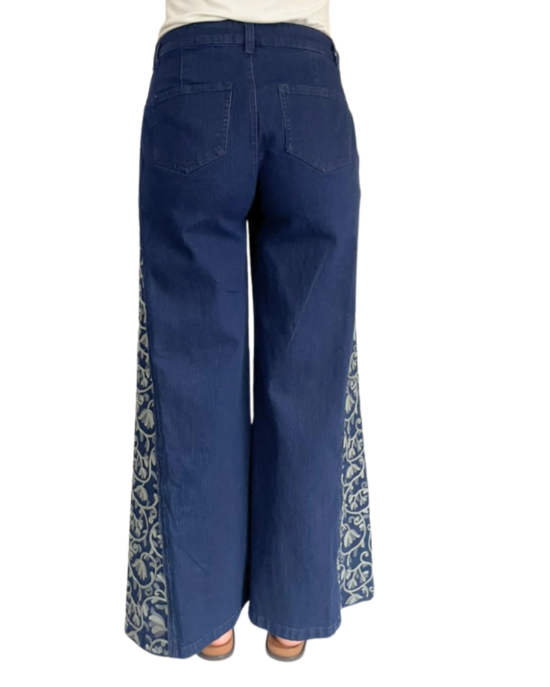 Yazmin  DuoCut Jeans - Dark Indigo